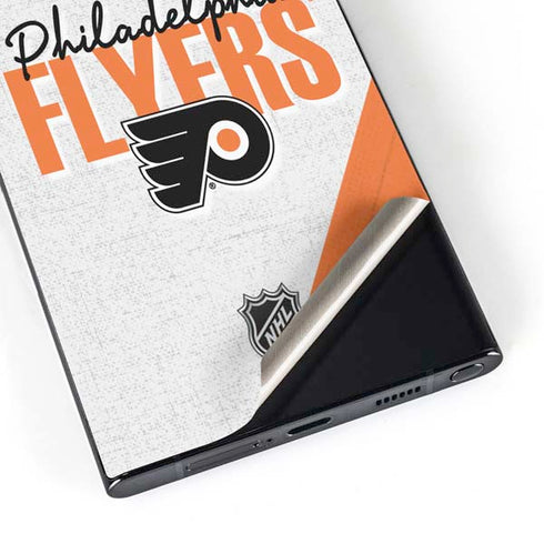 NHL Philadelphia Flyers Script Galaxy S25 Ultra Skin